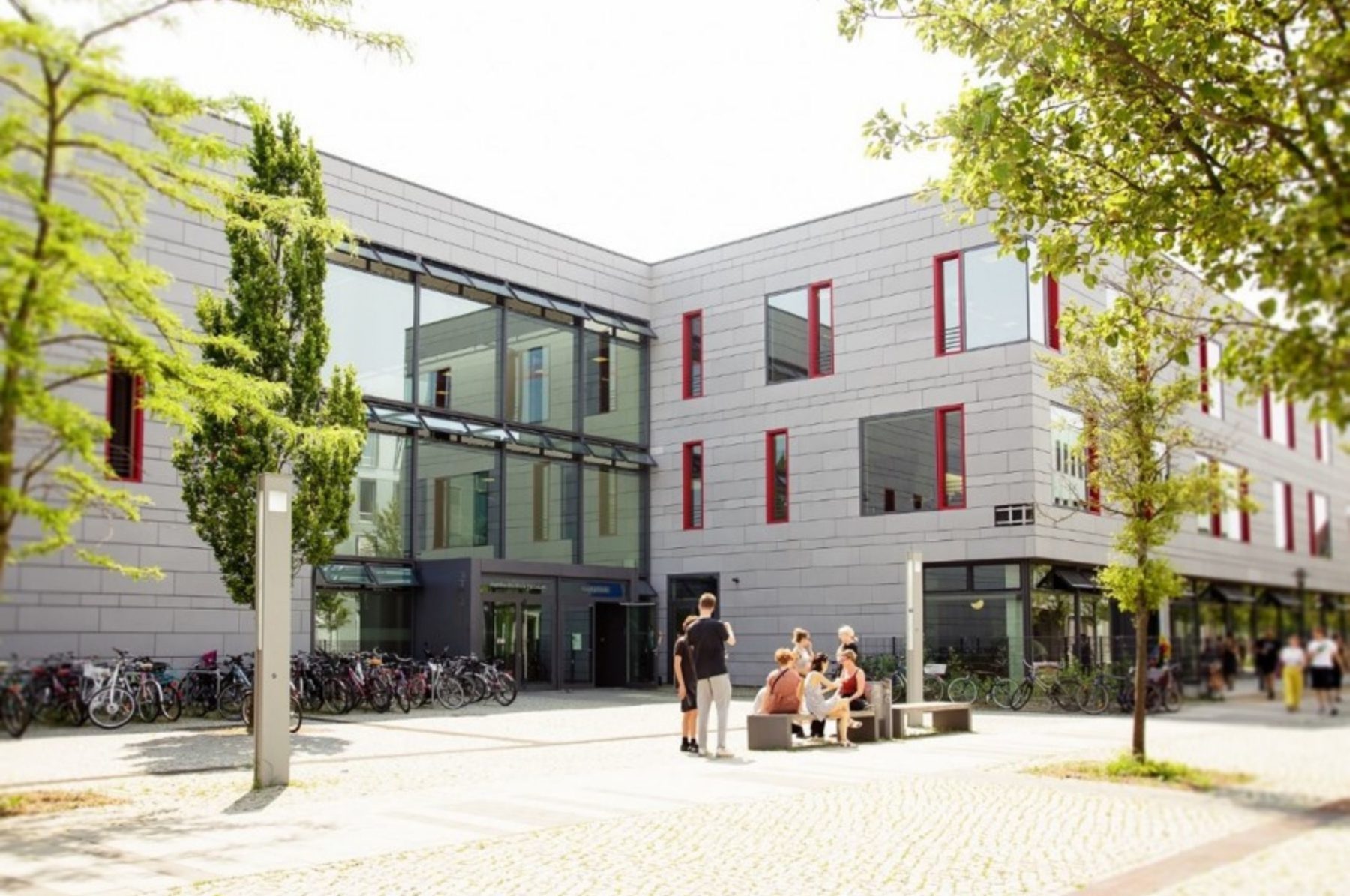 Campus der Fachhochschule Potsdam in der Kiepenheuer Allee in Potsdam.