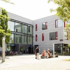 Campus der Fachhochschule Potsdam in der Kiepenheuer Allee in Potsdam.