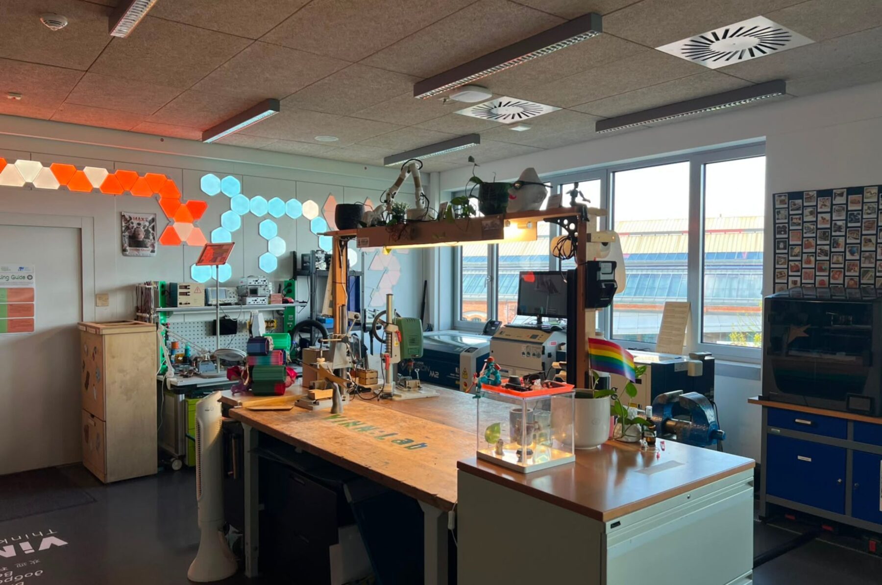 Das ViNN:Lab, der Makerspace an der TH Wildau und Sebastians Rückzugsort, Quelle: privat
