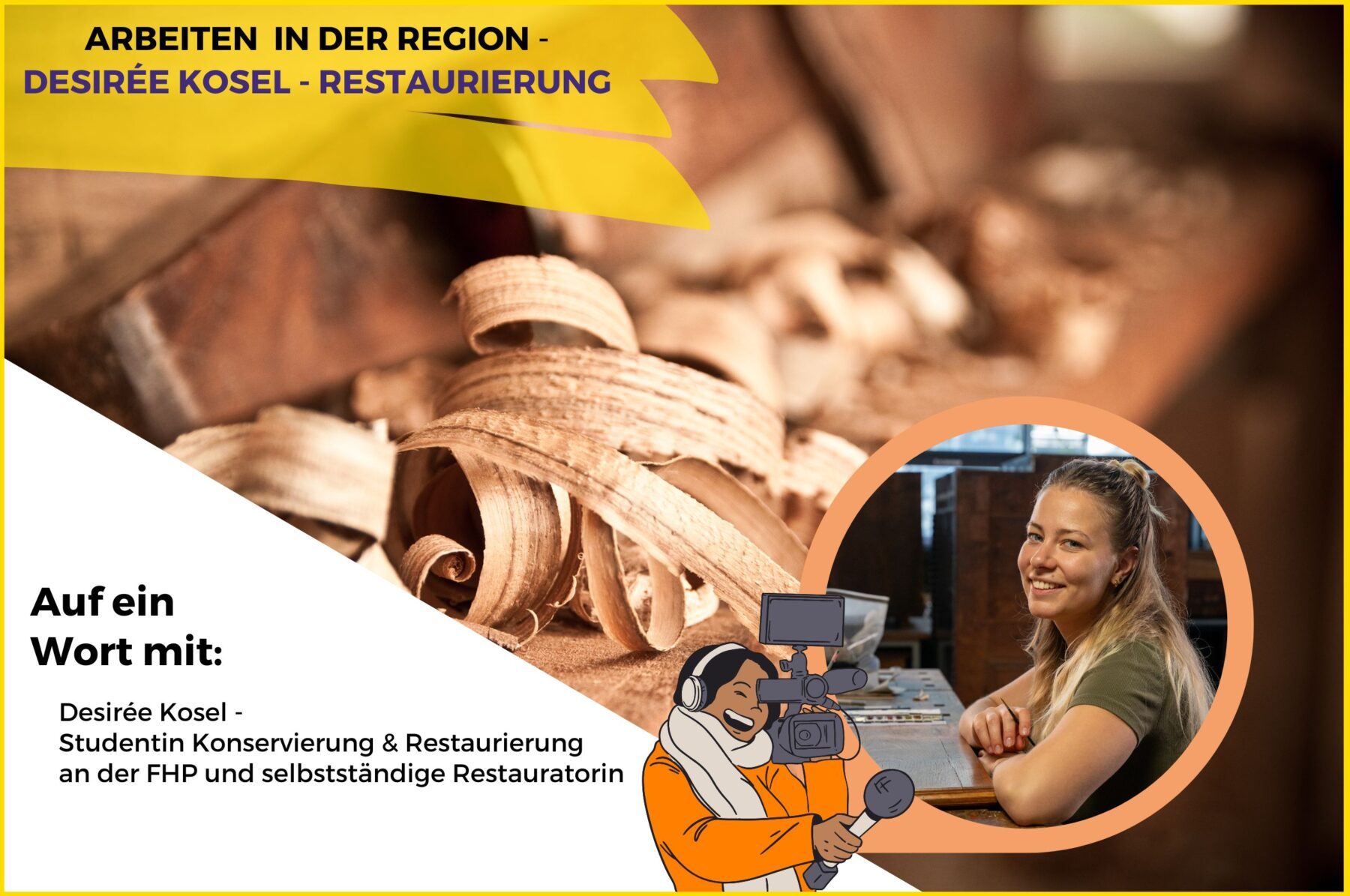 Blogcover Arbeiten in der Region - Auf ein Wort mit Desirée Kosel - Restaurierung